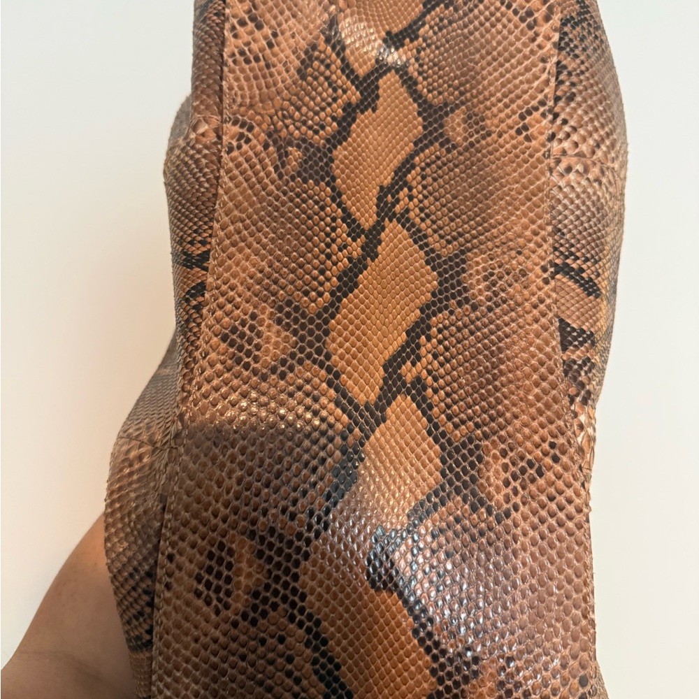 Prada Exotic Python Pitone Large Top Handle Shoul… - image 12